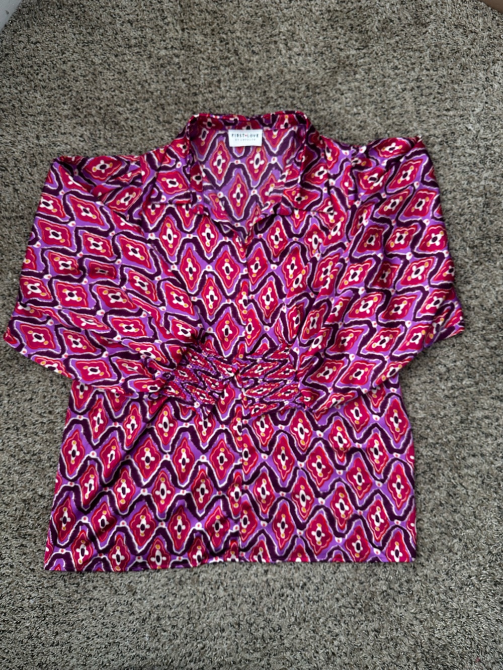 First Love Pink and Purple Women’s Blouse